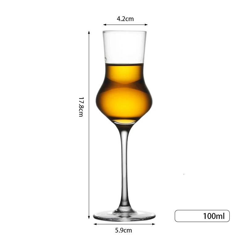 Specialty Sommelier Whiskey Tasting Glass Chateau Whisky Copita Nosing Crystal Goblet Graceful Shape Sweet Wine Cups
