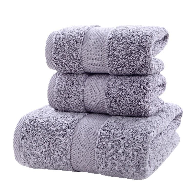 Pure Cotton Thickened Bath Towel Soft Absorbent Cover Towel Dark Green Black Multi-colored Men's Bath Towel