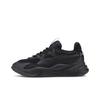 Rs-2K Core Mesh Fabric Synthetic Leather Simple Solid Color Mid-Top Lifestyle Casual Shoes Unisex Sneakers Black 375367-02