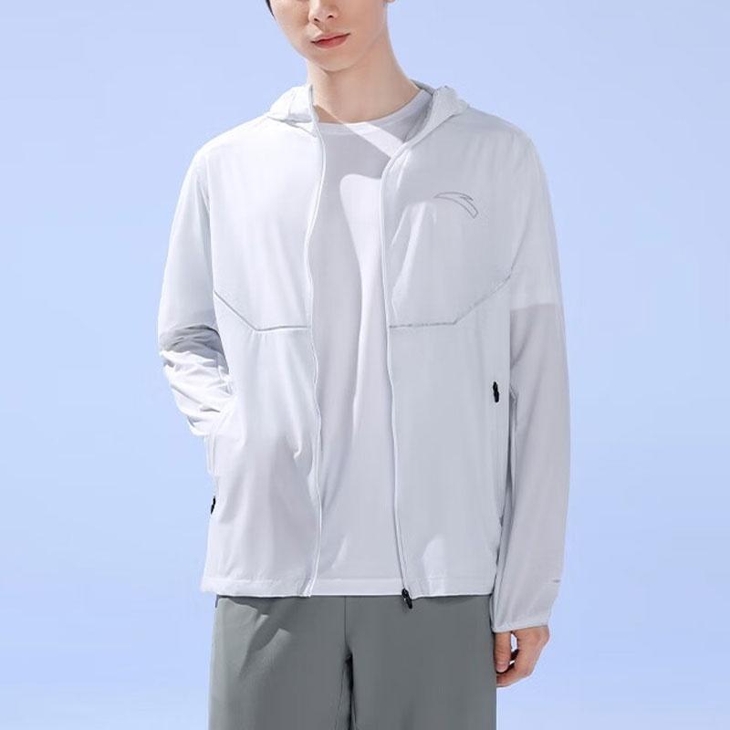 Anta Running Collection UV Protection Jacket Men's Bright Sky Gray 152325601-1