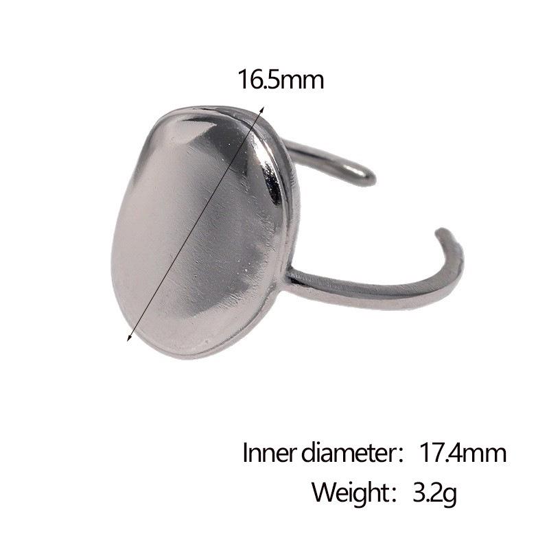 

Жіноча ретро нерегулярна регульована каблучка з нержавіючої сталі - Класична ювелірна прикраса з титанової сталі