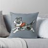 Blue Merle Border Collie Puppy Throw Pillow Custom Cushion Photo Pillowcases Bed Cushions Pillows Decor Home