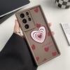 Soft Case For Samsung A55 5G S25 Ultra S24 FE A54 A16 A15 A53 A35 A34 A14 A13 A06 A05 A05s A33 A25 S23 S22 Plus Love Heart Cover
