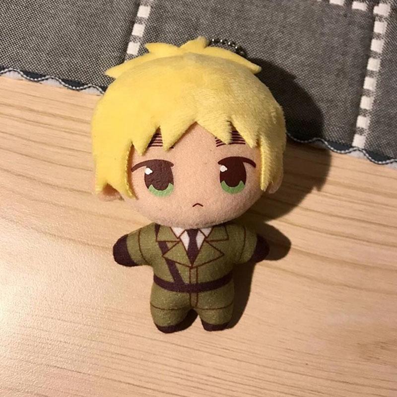 10cm Achsenmächte Welten Sterne Plüschtier Schlüsselanhänger Hetalia Plüschtier Arthur Kirkland Alfred Jones Plüschtier Anhänger Wang Yao Geschenk