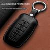 Leather Car Key Case Cover For Great Wall Poer Haval H6 GWM Ute Cannon Pao P Series Key Holder Protector Shell Auto Accessories