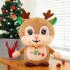 Santa Claus Christmas Plush Toy Snowman Reindeer Stuffed Doll Room Gifts Decor