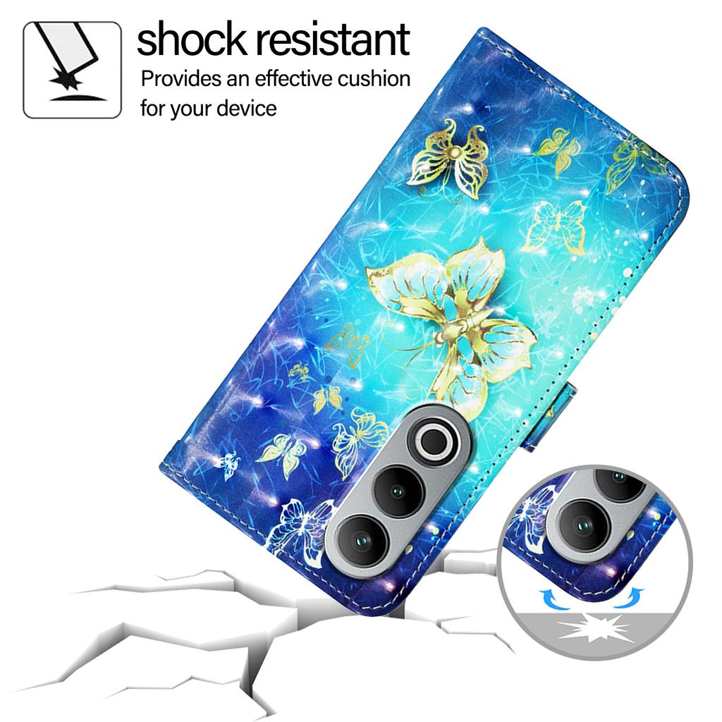 For OnePlus Nord CE4 5G Leather Case Pattern Printing Wallet Stand Mobile Cover with Strap