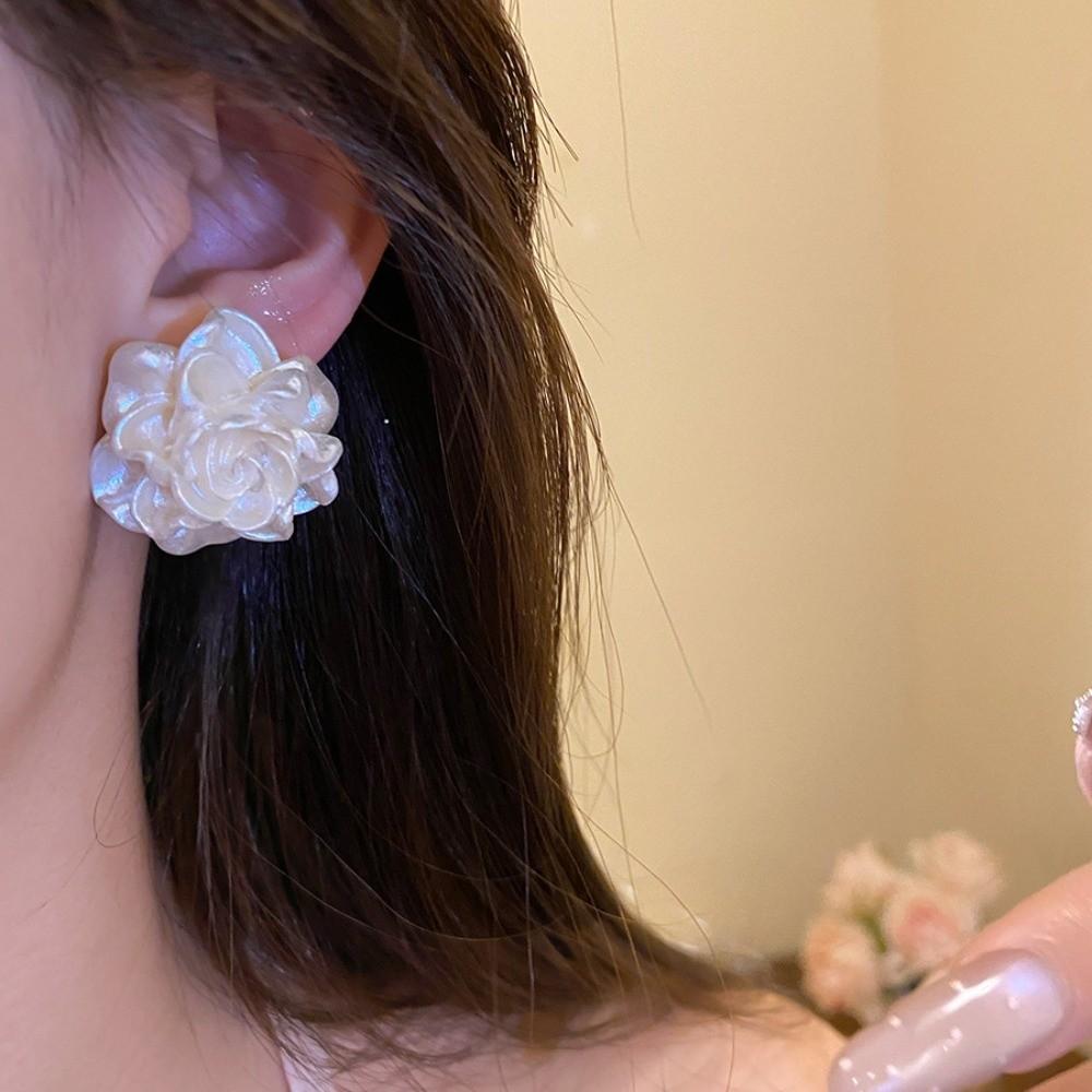 Jewelry Accessories Resin Flower Earrings Set Vacation Style Sweet Stud Earrings  Summer Beach