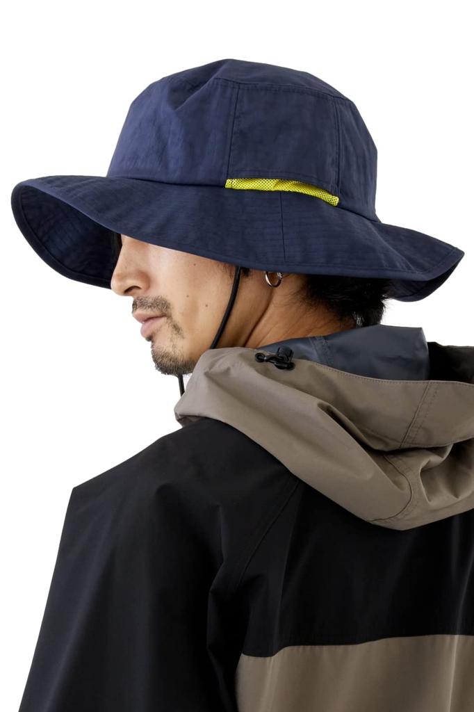 unevenly dyed adventure hat hat that fly away in the Size adjustment chin strap UV [valeria] Water-repellent, [Outdoor won't wind] string, included,