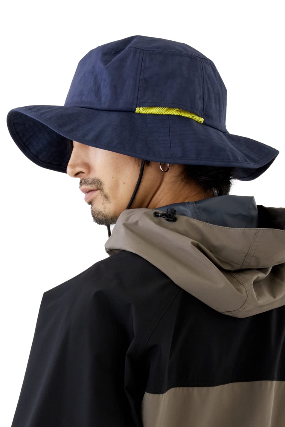 

неравномерно окрашенная шляпа для приключений шляпа, которая улетает в Регулировка размера подбородочный шнурок УФ [valeria] Водоотталкивающая, [На улице не продует] шнурок, в комплекте,