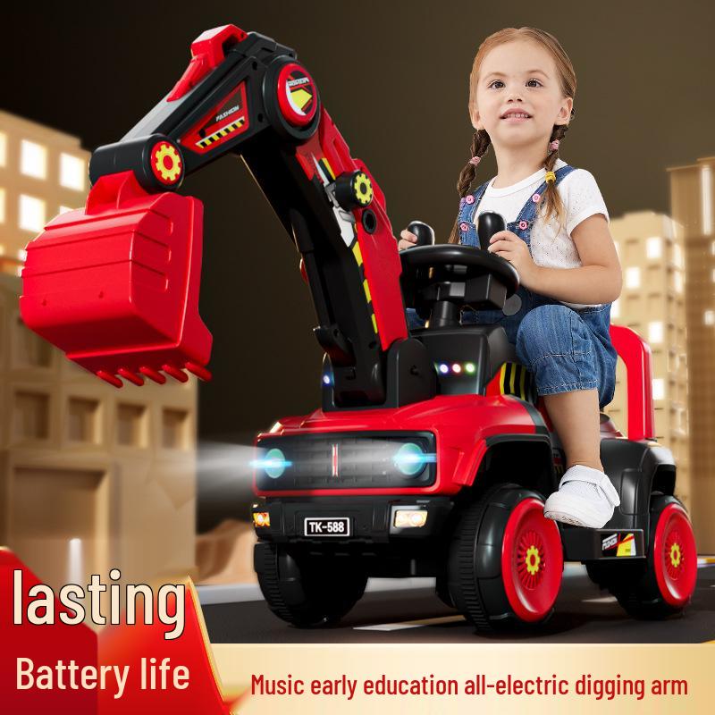 

Children’s Electric Excavator Toy Car - Multifunctional Hook Machine Vehicle