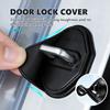 Silicone Car Door Lock Protective Cover Decoration For Camry Highlander C-HR Hilux Vios Rav4 Prius Yaris TRD TL1