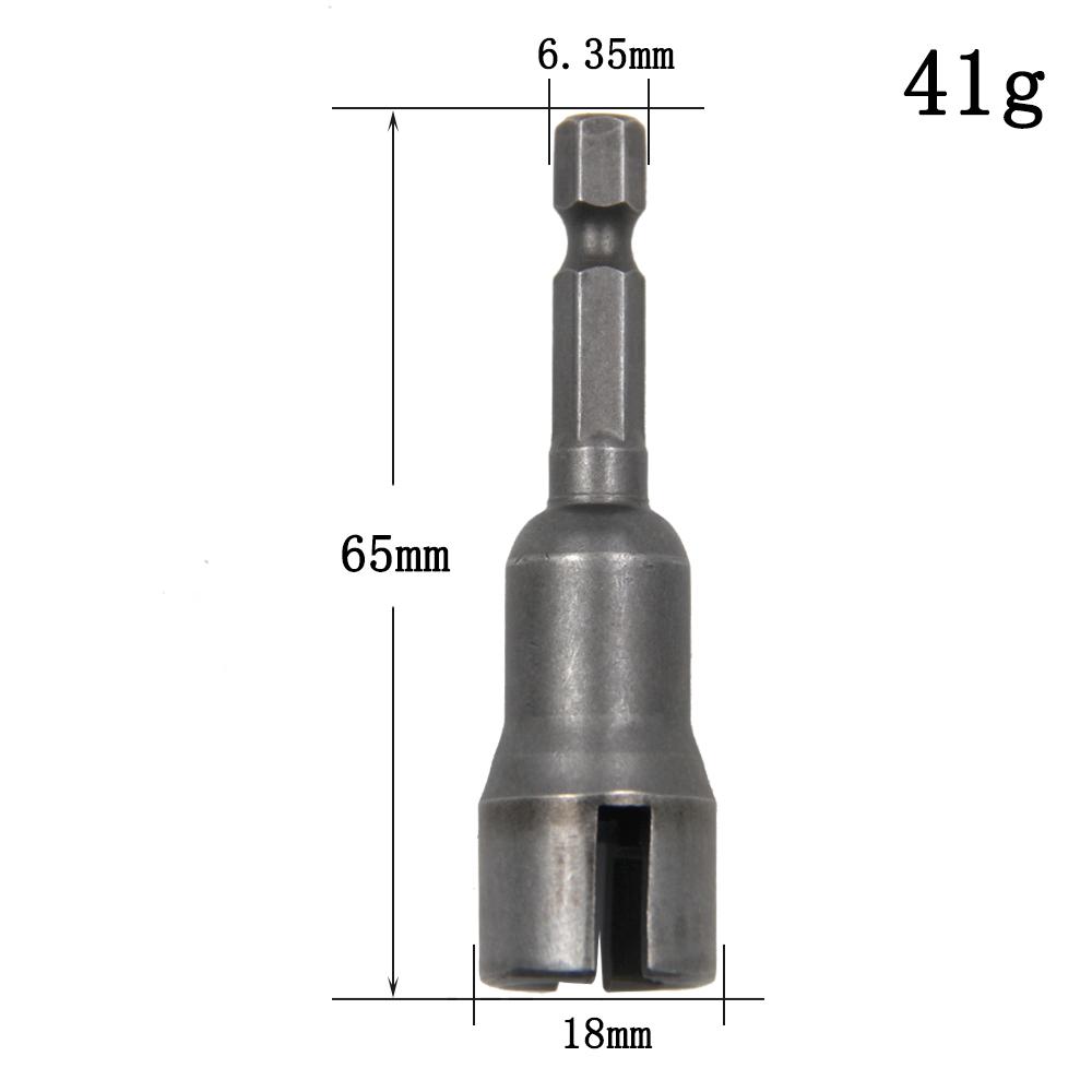Butterfly Screws Bolt Socket Wrench Hex Shank Drill Adapter Wing Nut Driver For Power Tool Slotted Electric Screwdriver Sleeve