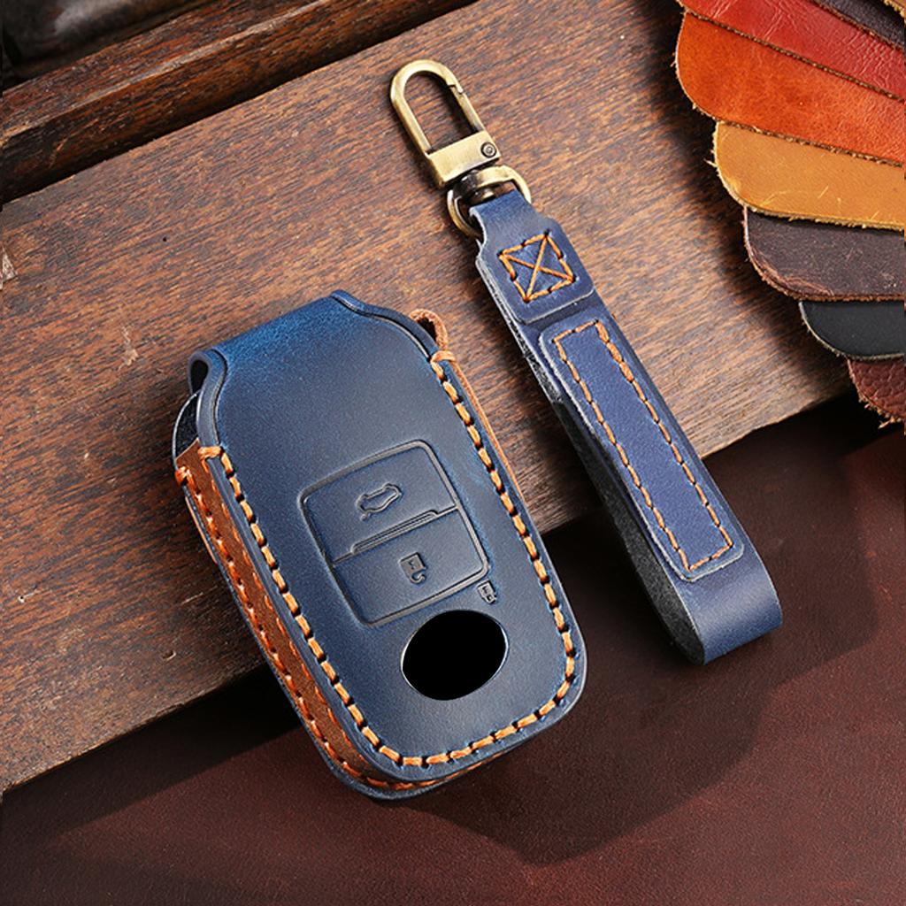 Key Fob Remote Fit For Toyota Perodua Yaris Ativ Raize Veloz Avanza Rush Daihatsu Malaysia Protector 2 3 Bottons Genuine Leather Auto Key Fob Cover