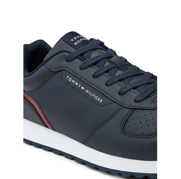 Мужские кроссовки Tommy Hilfiger New runner eva mix lth flag fm0fm05453 granatowy