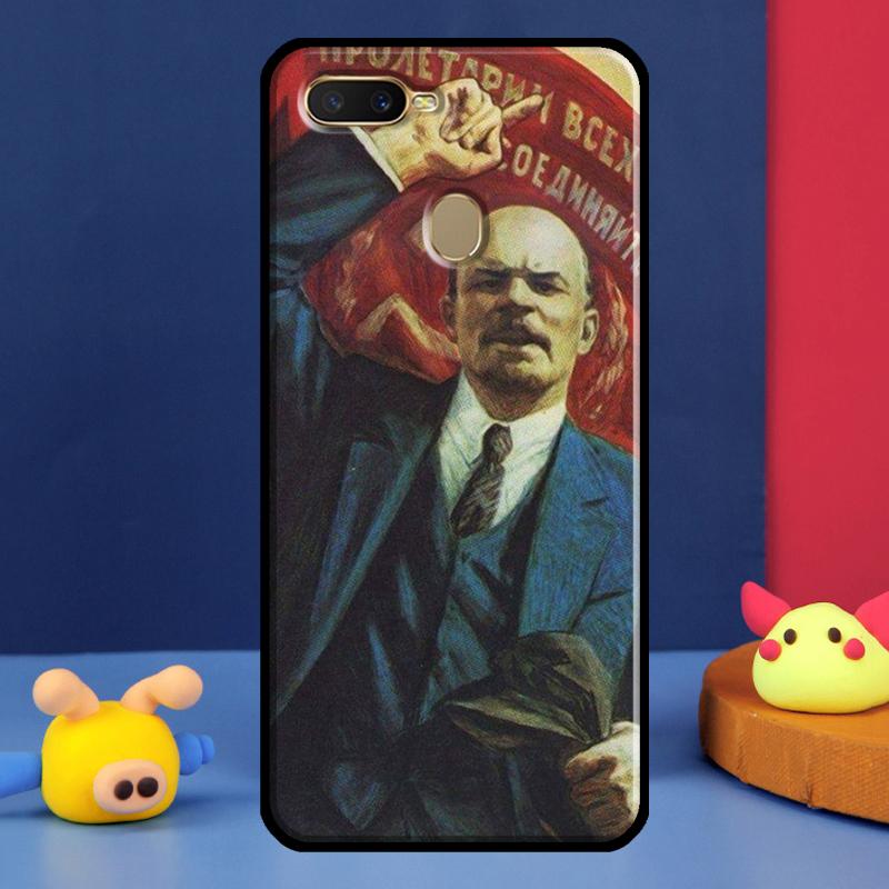 Lenin Sowjetunion Flagge Hülle Für Oppo A98 A78 A58 A15 A16 A17 A5 A9 A91 A52 A72 A76 A96 A74 A94 A54 S A57 A77 Cover