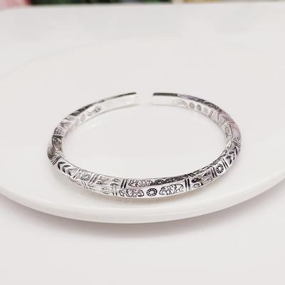 Offenes Vintage-Armband, auffällige und trendige Kupfer-Accessoires, Boyfriend-Stil, personalisiertes massives Armband-Geschenk