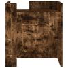 Nightstand Smoked Oak 45 x 50 x 50 cm Particleboard