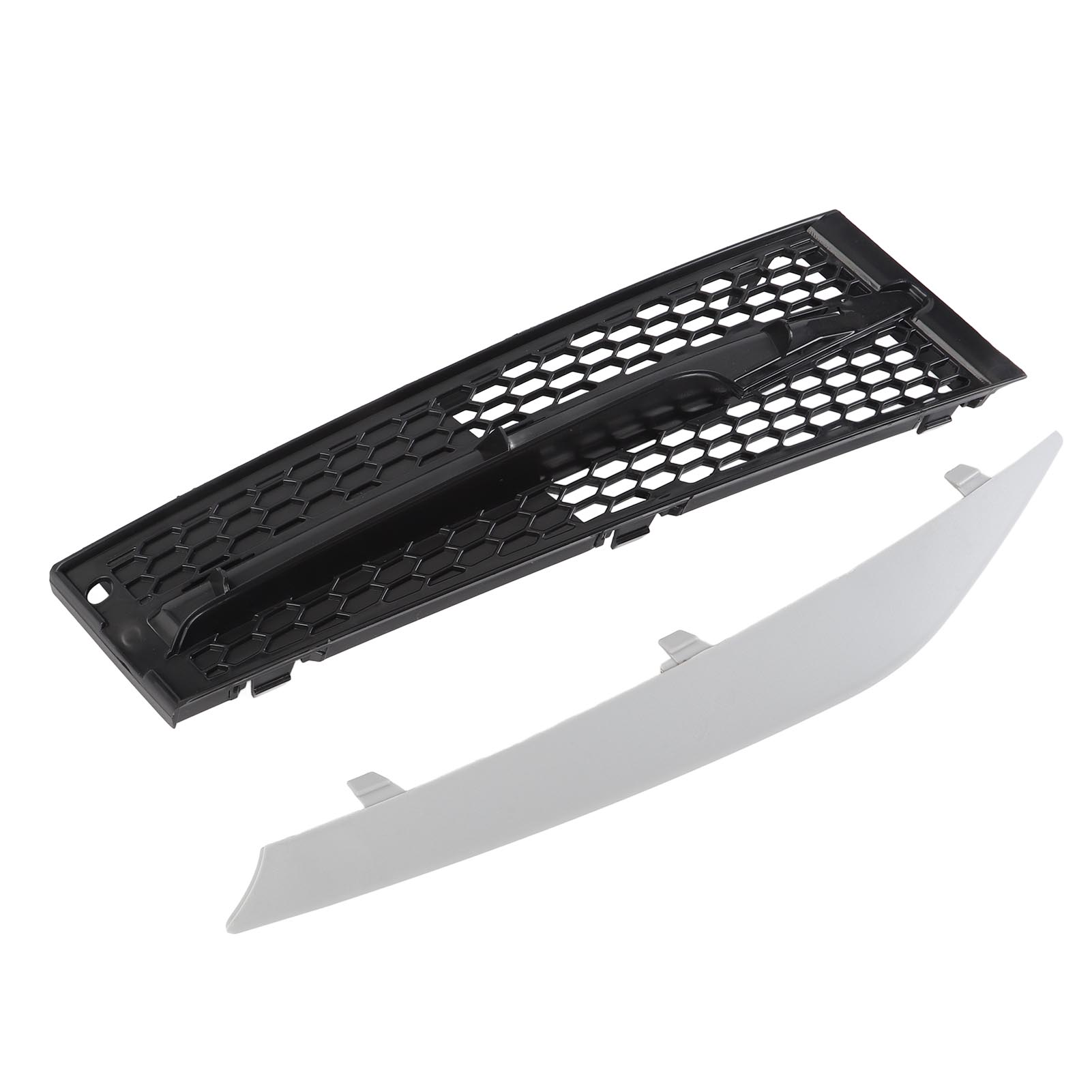 

Front Bumper Lower Grille with Trim Strip Set Fashion Decoration Replacement for 3 Series E92 E93 LCI 2011 2013 Right: