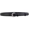 Womens Classic Leather Waist Belt With Pin Closure For Daily Wear And Jeans