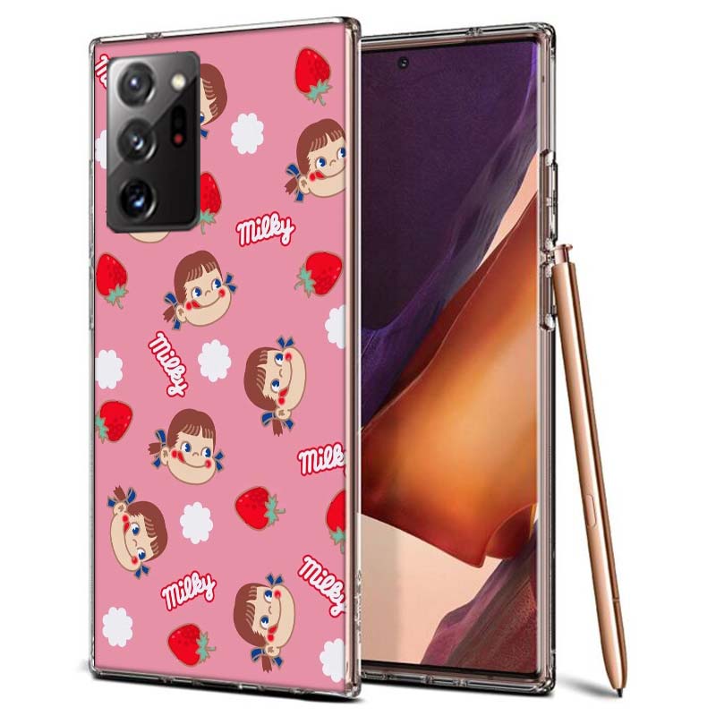 F-Fujiya M-Milky P-Peko C-chan Cartoon Phone Case for Samsung A55 A35 A25 A15 A07 A05S A16 A17 A26 A36 A37 A56 A57 Galaxy Note 2