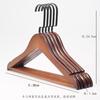 JINGRUIXIANG Vintage Wooden Clothes Hangers, 10-Pack