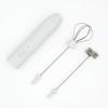 Electric Milk Frother Dual Stick Rechargeable 3-Speed Handheld Egg Beater Coffee Frother Cream Foamer Maker Type-C Rechargeable