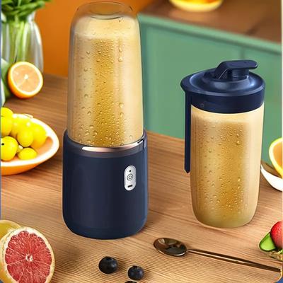Storcător Electric Albastru/Roz, Aparat de Făcut Suc, Blender pentru Smoothie, Cupă pentru Storcător de Fructe de Uz Casnic, Milkshake