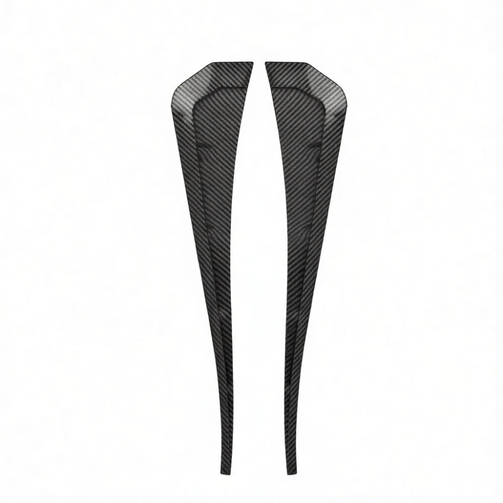 Auto Exterior Side Fender Air Flow Vent Trim Glossy Carbon Fiber Pattern For 10th Gen Civic Sport Modification Styling