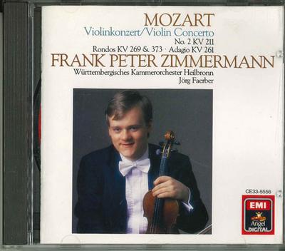 CD FRANK PETER ZIMMERMANN - Mozart CE335556 EMI Japan Classical Used