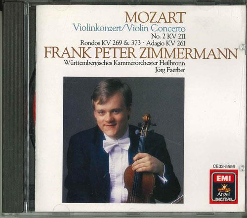 

CD FRANK PETER ZIMMERMANN - Mozart CE335556 EMI Japan Classical Used