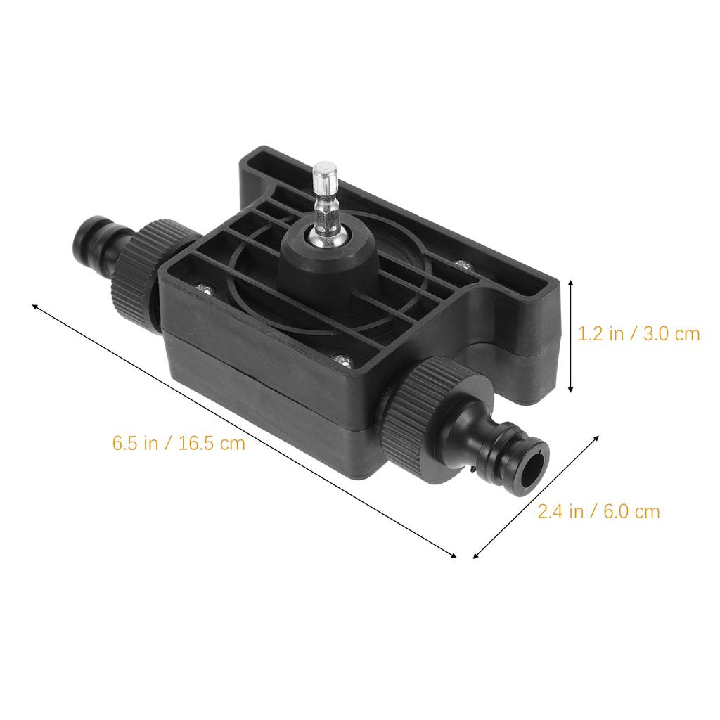 1Set Compact Self Priming Water Suction Pump Lightweight Easy Install Small Electric Drill Pump for Household Water Pumping