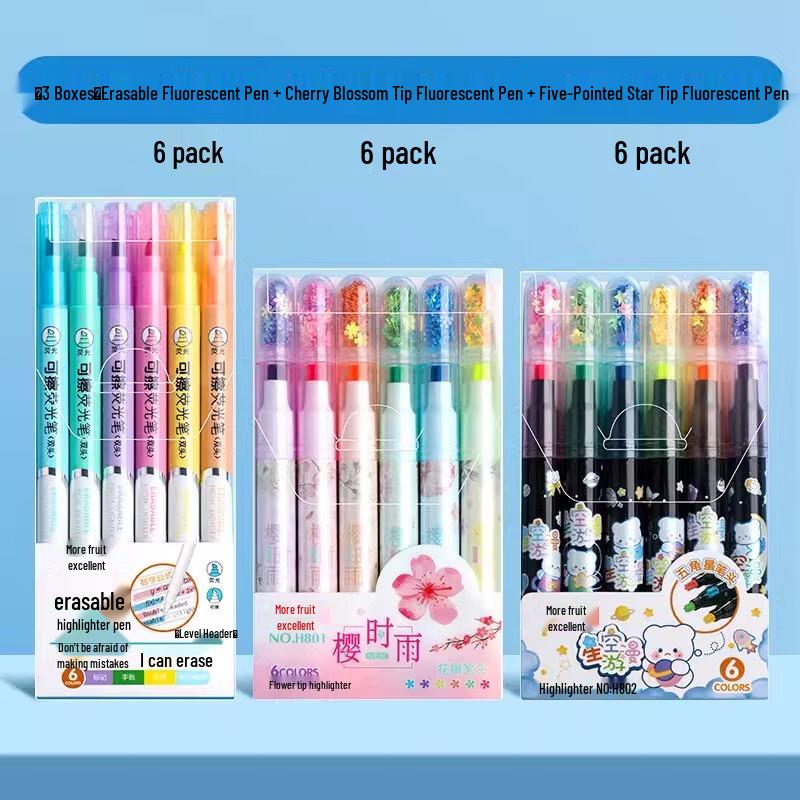 Erasable Fluorescent Marker Pen