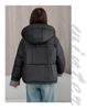 Women's Short Winter Jacket Warm Hooded Loose Cotton-Padded