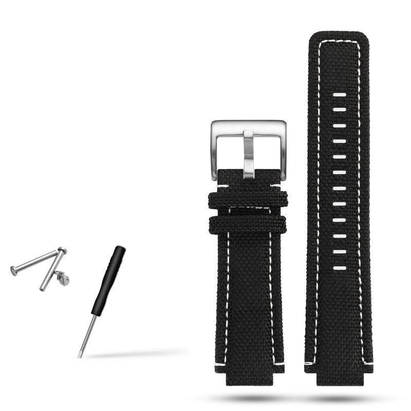 Für TIMEX Tidal T2N721 T2N720 T2n739 TW2T76300 TW2T76500 Sport-Canvas-Uhrenarmband Mann Nylon-Armband schweißfest weich Uhrenarmband