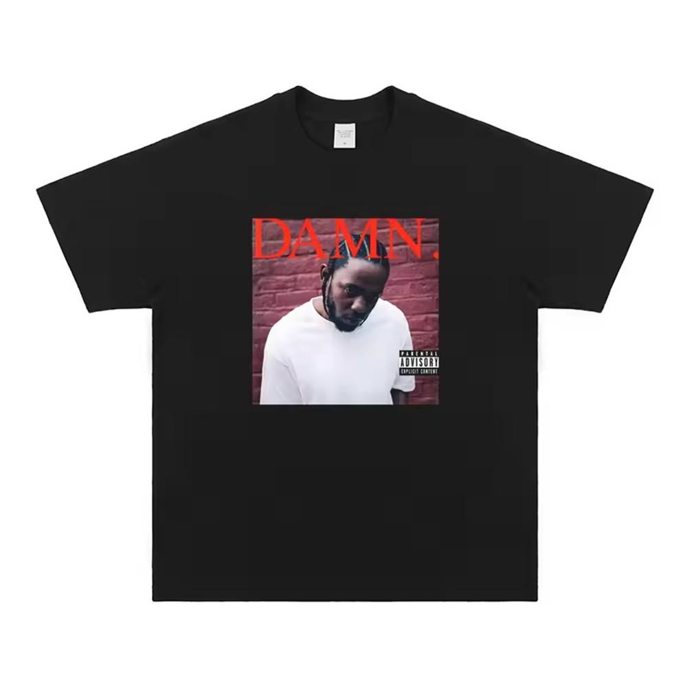Kendrick Lamar Singer Band Tee Shirt Homme New in Top Tees Unisex Clothing short sleeve Round Neck Printing Pullover TShirt 33623