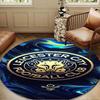 1PC rug Fc Crest Design Round mat Home Decor, Chair rug For livingroom,Bedroom, doormat home decor Birthday Gift Christmas Gifts