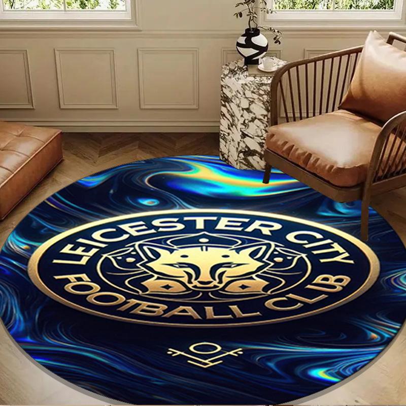 1PC rug Fc Crest Design Round mat Home Decor, Chair rug For livingroom,Bedroom, doormat home decor Birthday Gift Christmas Gifts
