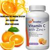 Bcuelov Vitamin C and Zinc Capsules contain 1000mg of Pioside to enhance immunity and brighten skin tone 120 capsules