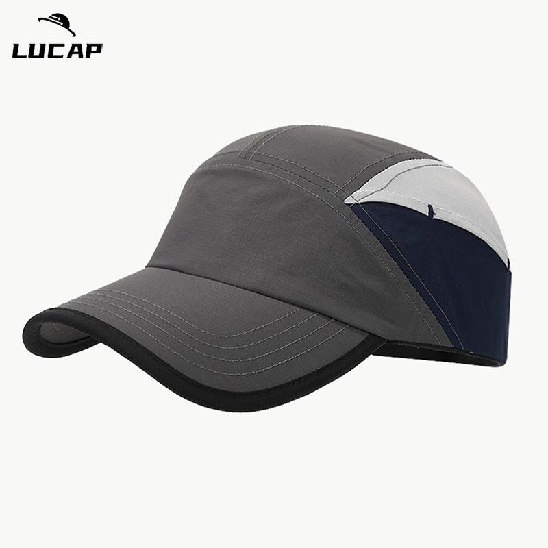 Quick-drying waterproof baseball cap Sports breathable sun cap Color matching cap Outdoor mountaineering sun protection cap