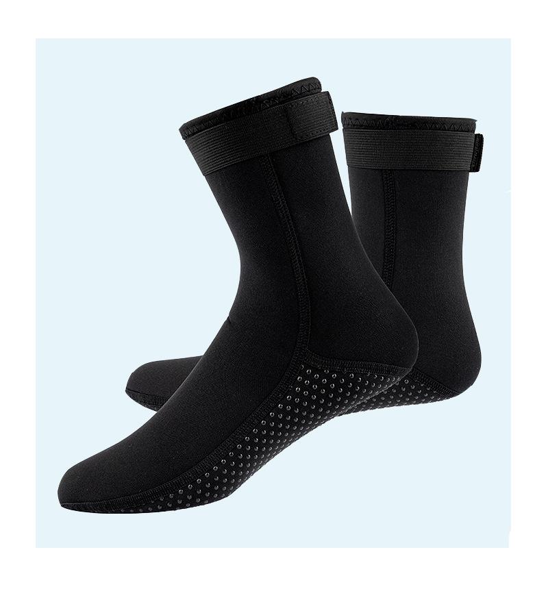 3mm Non-slip Diving & Snorkeling Socks, Warm and Wear-resistant, Long/Short Tube, Ideal for Beach and Water Sports.