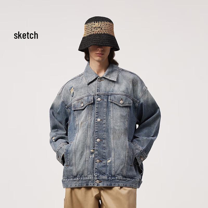 

JNBY Men s 2024 Spring Soft Denim Jacket S