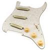 Musiclily Pro-SE ST-DPHC SSS Pre-Wired Stratocaster Pickguard Aged White Pearl Ceramic Single Coil Humbucker