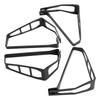 4 Pcs Motorcycle Turn Signal Grill Aluminium Alloy Protective Guard Cover for R1250GS LC Adventure F850GS Black