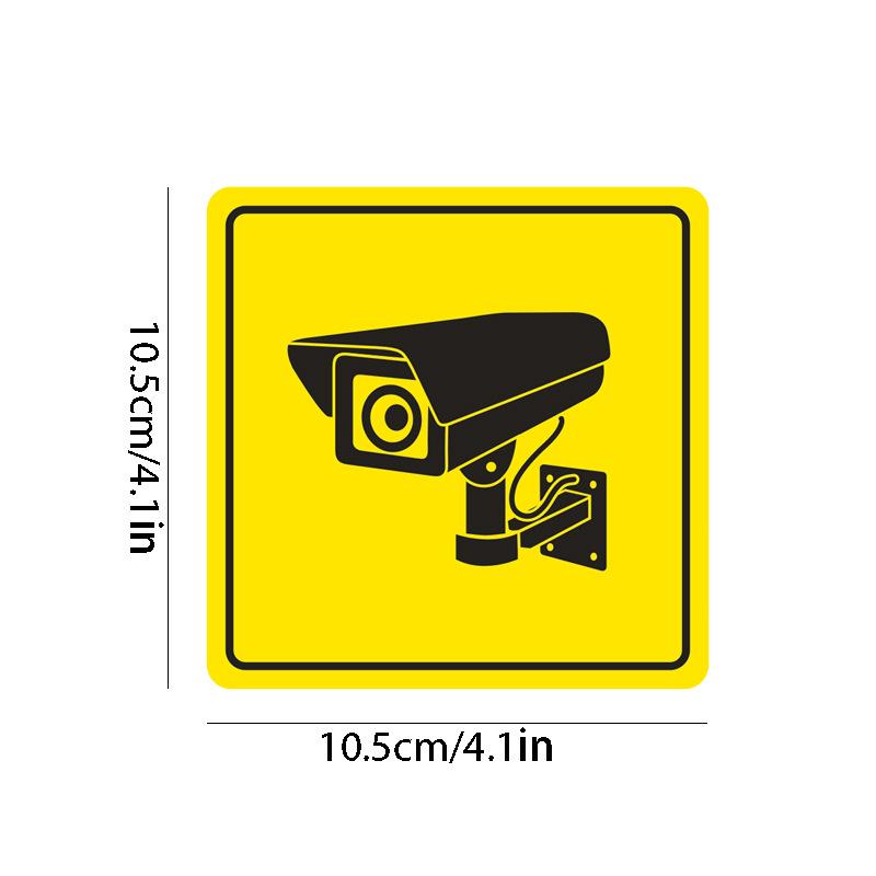 

Улыбнитесь, вас снимает камера - Наружный предупреждающий знак видеонаблюдения