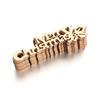 10pcs Wooden Merry Christmas Hanging Ornaments Handcraft Letter Wood Pieces Crafts Xmas Decoration