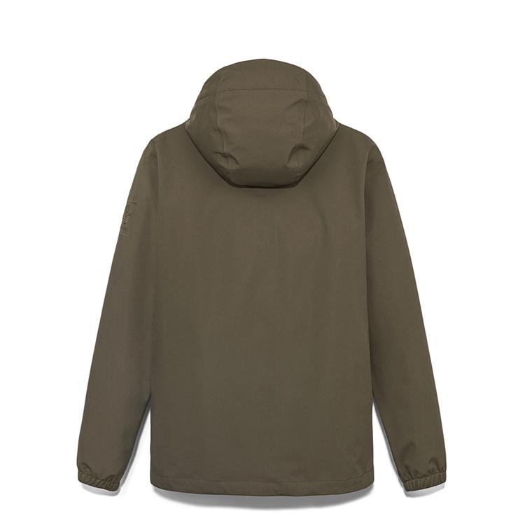 Timberland Outdoor Slim Fit Hooded Jacket Urban Life Travel Commuting Waterproof Windproof Men Jacket Army-Green A2GUSA58