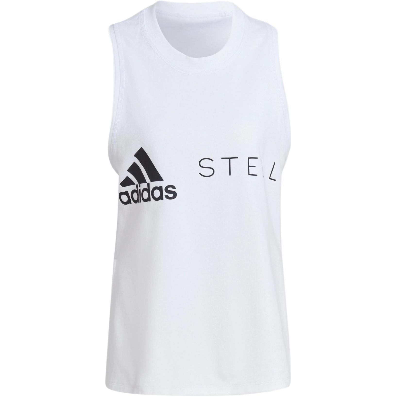 

adidas by Stella McCartney Logo Tank Sports Vest White Women HA8972 XS