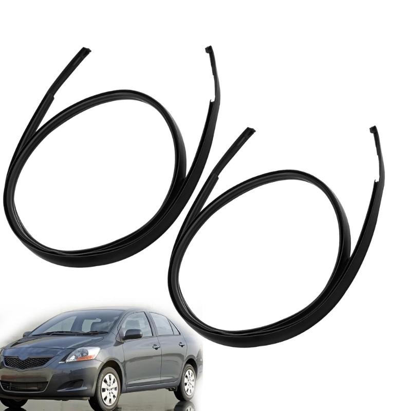 1 Pair Roof Rubber Strips for 2004-2007 75555-12120 75556-12120 Replacement Weatherstrip Waterproof Rain Seal