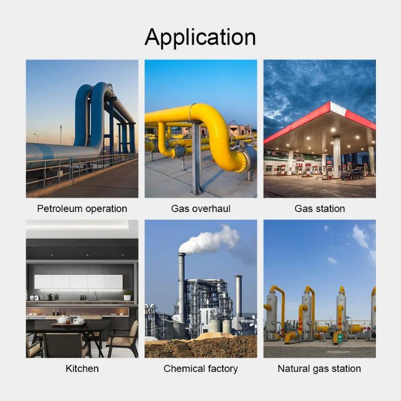 Wielofunkcyjny Cyfrowy Detektor Gazu 4 w 1 Tlen (O2) Siarkowodór (H2S) Tlenek węgla (WSPÓŁ) Monitor LEL gazu palnego Analizator gazu Alarm